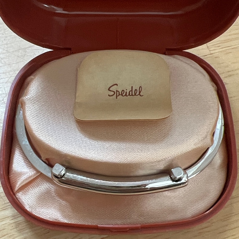 Speidel Silver-Tone Bracelet with Case